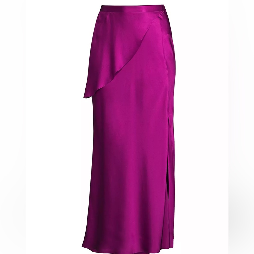 Undra Celeste Silk Skirt